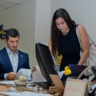 Miguel Ángel González, presidente de la CCG, presentando la demanda en la Corte Constitucional en días pasados.