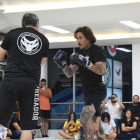 Chito ofreció un entrenamiento abierto que atrajo a muchos de sus fanáticos.