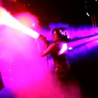 En la fiesta no faltaron los fuegos artificiales y el amplio repertorio musical del Dj Jerry Erazo que hizo bailar a todos.