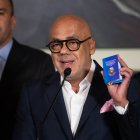 Caracas. El presidente de la Asamblea Nacional, Jorge Rodríguez.