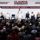 Ciudad de México. La candidata oficialista Claudia Sheinbaum (c).