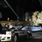 Las toneladas de droga fueron trasladadas en un avión C-130 de la Fuerza Aérea Ecuatoriana.