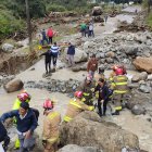 En la vía Marianza - Sayausí, se ha reportado que en el kilómetro 14 hay 130 metros de longitud que aún acumulan aproximadamente 12.000 m³ de escombros.