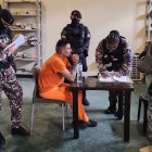 Daniel Salcedo fue trasladado el13 de abril de 2024 bajo un fuerte contingente de seguridad a la cárcel de La Roca.