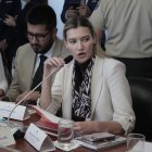 Pasadas las 14:00 la Ministra de Ambiente compareció en la comisión de Biodiversidad