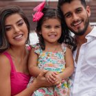 Emma Guerrero con su familia.