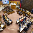 Valparaíso. El senado chileno durante la discusión del proyecto de Ley Corta de Isapres, el pasado lunes.