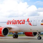 Nave.- Uno de los aviones de la aerolínea Avianca.