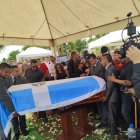 El funeral de Agustín Intriago, el alcalde de Manta que fue asesinado en 2023.