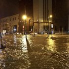 Milán. El río Seveso inundó calles tras las fuertes lluvias.