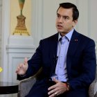 El presidente Daniel Noboa en una foto de archivo.