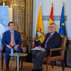 El presidente de Ecuador, Daniel Noboa. en España.