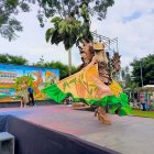 Los grupos de danzas de varios cantones de Los Ríos, rtindiern un homaneja a quienes labran al tierra y conservansus tradicioones