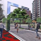 Imagen de cómo quedará la zona sin la tribuna. Allí se construirá un nuevo bulevar.