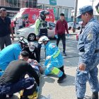 Tres personas heridas dejó el siniestro.