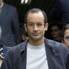 Fotografía de archivo del 20 de junio de 2015 de Marcelo Odebrecht (c) en el Instituto de Medicina Legal de Brasil en Curitiba (Brasil).