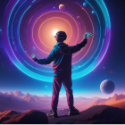 Idea de una vida simulada, según la inteligencia artificial.