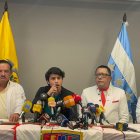 Los representantes brindaron declaraciones en rueda de prensa