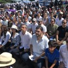 Cita. Algunos concejales del PSC acompañaron al alcalde en su informe.