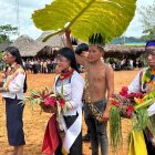 Sarayaku. Con varios eventos celebran la fiesta de la Pachamama.