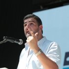 El alcalde durante su primer informe, este viernes 24 de mayo.