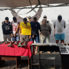 La policía presentó a los presuntos integrantes de una banda delictiva que operaba entre Daule y Nobol