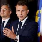 Noumea (New Caledonia), 22/05/2024.- France"s President Emmanuel Macron delivers a speech at New Caledonia"s High Commissioner residency in Noumea, France"s Pacific territory of New Caledonia, 23 May 2024. Macron flew to France"s Pacific territory of New Caledonia aiming to defuse a crisis after nine days of riots that have killed six people and injured hundreds. (Disturbios, Francia, Nueva Caledonia) EFE/EPA/LUDOVIC MARIN / POOL MAXPPP OUT