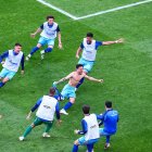 Los jugadores del Zenit festejaron eufóricos la consecución del título.