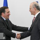 Hecho. El ministro de Exteriores de España y el primer ministro de Palestina mantuvieron una cita en Bruselas.