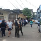 El carro bomba que explotó cerca al Municipio de Durán.