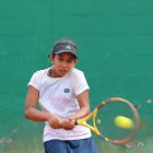 Kyara Quiñónez, de Manabí, es una de las tenistas sub-12 que compite en Guayaquil.