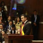 Daniel Noboa en su informe a la nación, el 24 de mayo pasado.