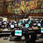Referencial de votación en la Asamblea Nacional.