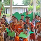 La Asociación Interétnica de Desarrollo de la Selva Peruana (Aidesep), de indígenas durante el Segundo Encuentro de Defensores y Defensoras Indígenas.