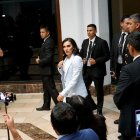 Verónica Abad en una rueda de prensa.