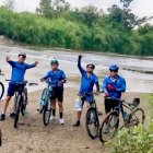 Deportistas del colectivo urbano Panas en Bici disfrutaron de la naturaleza en Pedro Carbo.