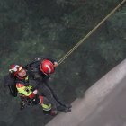 El joven que se lanzó del puente no tenía lesiones que lo comprometieran.