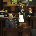 Exministro rechazó el proceso de juicio político en su contra. La sesión del Pleno se suspendió antes del debate y resolución del juicio.