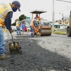 La técnica que utiliza la empresa de Obras Públicas es criticado fue criticado en redes sociales