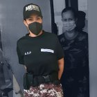 La foto fue tomada en 2021, cuando Briones fue descubierta en la celda de alias Fito.