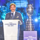 El presidente de Conmebol presentó el sortero de la Copa América 2024