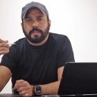 Luis Chonillo, alcalde de Durán, al momento de su intervención vía telemática.