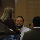 El edil Diego Garrido durante una sesión de Concejo