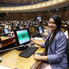 Asambleísta. Victoria Desintonio publicó en X oficios y un video.