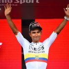 Jhonatan Narváez completó un exitoso primer semestre tras coronarse campeón nacional, destacar en el Giro de Italia y ser elegido para París 2024.