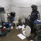 Un supuesta fábrica clandestina de armas de fuego fue desmantelada por la Policía Nacional.