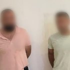 Los ciudadanos turcos detenidos en La Puntilla.