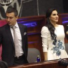 Desencuentro. Desde el primer día de Gobierno, Daniel Noboa y su vicepresidenta Verónica Abad han aparecido distantes.