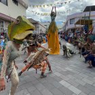 El danzante es el personaje principal de las festividades.