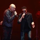 Los colombianos aprovecharon el show para conversar con su público.